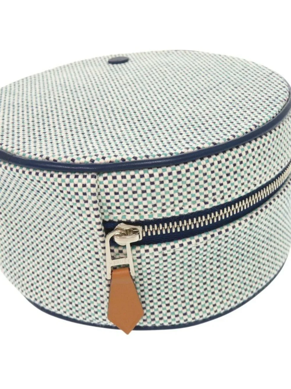 Hermes Evasion Cotton Marine Pouch